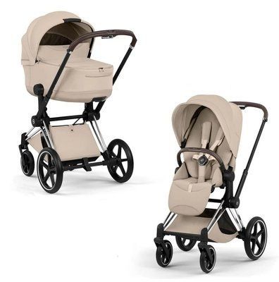 Cybex Priam 5.0 Style 2в1 Cozy beige шасі Chrome 526000201-526000365-526000313 фото