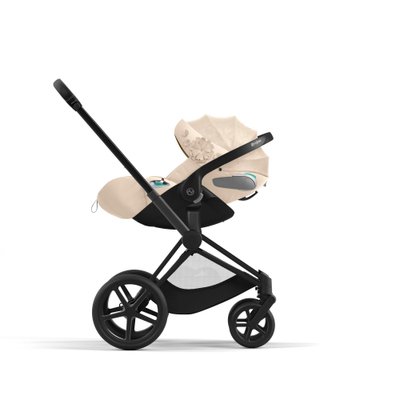 Cybex Priam 4.0 3в1 Simply Flower beige шасі Matt Black 521002331-522000935-521002829-521001285 фото