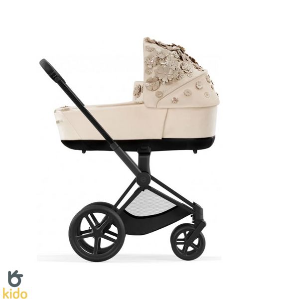 Cybex Priam 4.0 3в1 Simply Flower beige шасі Matt Black 521002331-522000935-521002829-521001285 фото