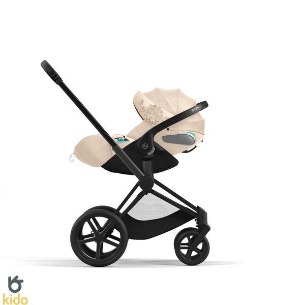 Cybex Priam 4.0 3в1 Simply Flower beige шасі Matt Black 521002331-522000935-521002829-521001285 фото