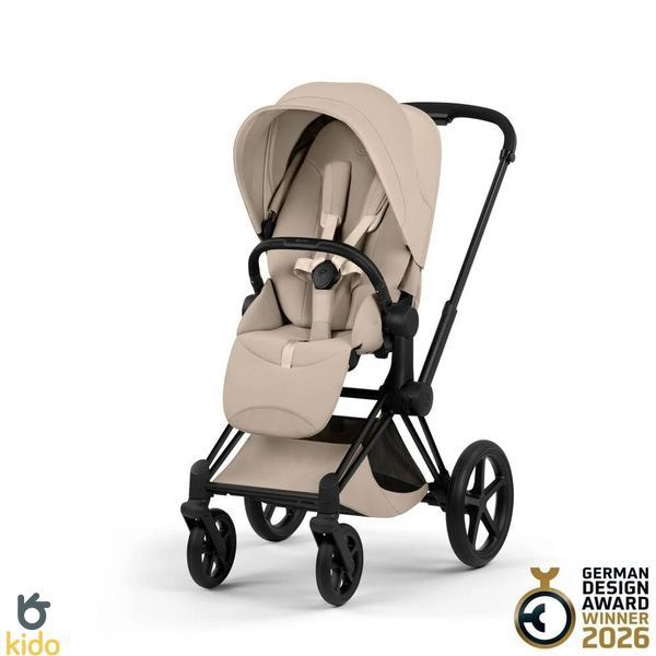 Cybex Priam 5.0 Style 2в1 Cozy beige шасі Matt black 526000211-526000365-526000313 фото