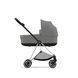 Cybex шасі+люлька Mios 4.0 Mirage grey шасі Chrome black 521002513-523000929 фото 1