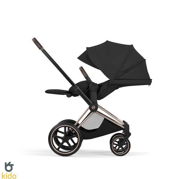 Cybex Priam 5.0 Style 2в1 Sepia black шасі Rose gold 526000221-526000353-526000297 фото