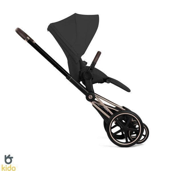 Cybex Priam 5.0 Style 2в1 Sepia black шасі Rose gold 526000221-526000353-526000297 фото