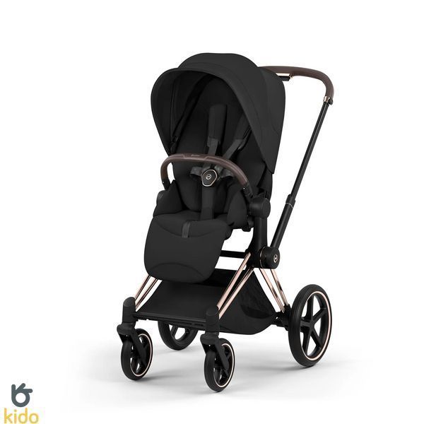 Cybex Priam 5.0 Style 2в1 Sepia black шасі Rose gold 526000221-526000353-526000297 фото