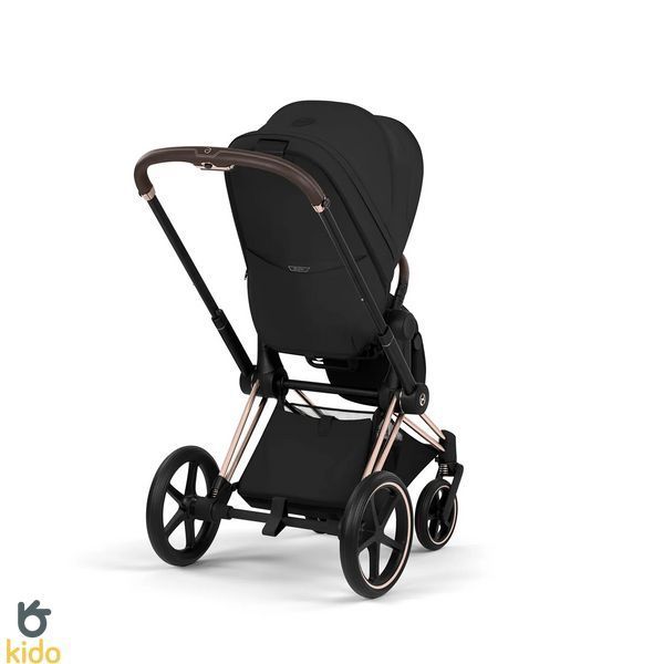 Cybex Priam 5.0 Style 2в1 Sepia black шасі Rose gold 526000221-526000353-526000297 фото