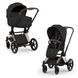 Cybex Priam 5.0 Style 2в1 Sepia black шасі Rose gold 526000221-526000353-526000297 фото 1