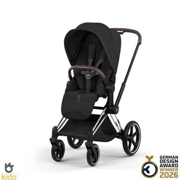 Cybex Priam 5.0 Style 2в1 Sepia black шасі Chrome 526000201-526000353-526000297 фото