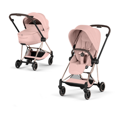 Cybex Mios 5.0 2в1 Pearl pink grey шасі Rose gold 526000287-526000487-526000443 фото