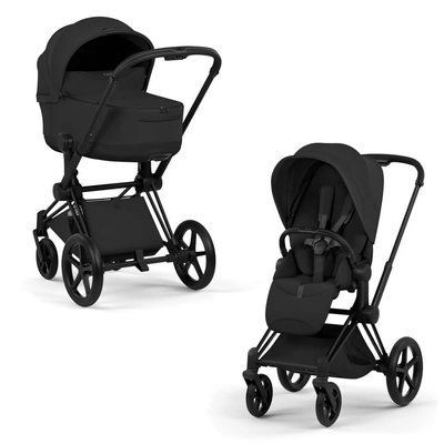 Cybex Priam 5.0 Style 2в1 Sepia black шасі Matt black 526000211-526000353-526000297 фото