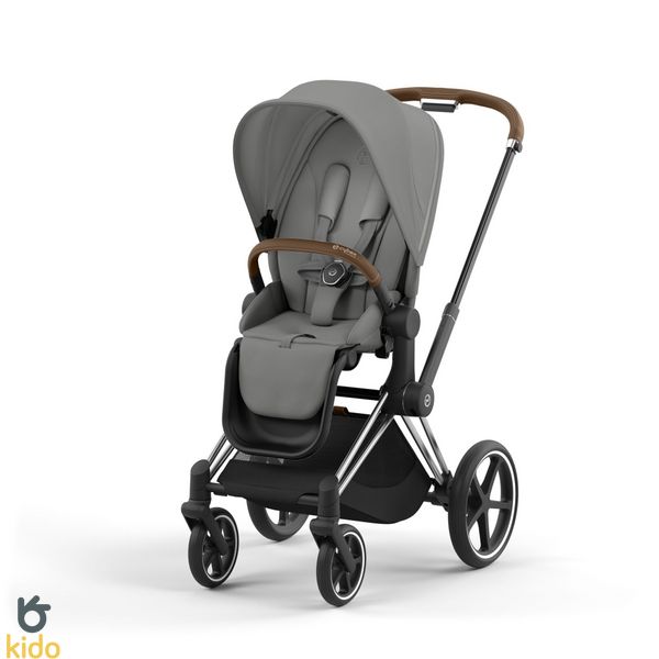 Cybex Priam 4.0 2в1 Mirage grey шасі Chrome brown 521002319-523000809-523000743 фото