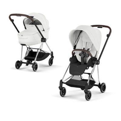 Cybex Mios 5.0 2в1 Off white шасі Chrome 526000267-526000481-526000435 фото