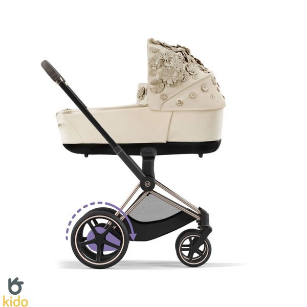 Cybex e-Priam 4.0 3в1 Simply Flower beige шасі Rosegold + Cloud Z2 521002373-522000935-521002829-522000631 фото