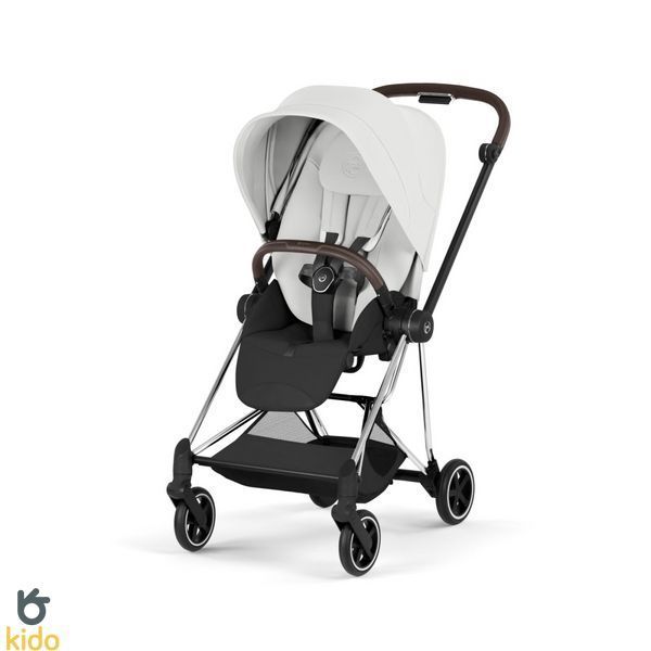 Cybex Mios 5.0 2в1 Off white шасі Chrome 526000267-526000481-526000435 фото