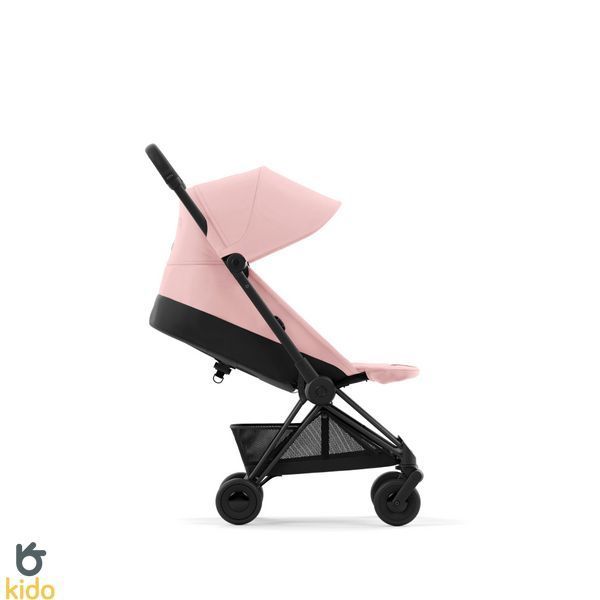 Коляска Coya Matt Black Peach pink 522004345 фото