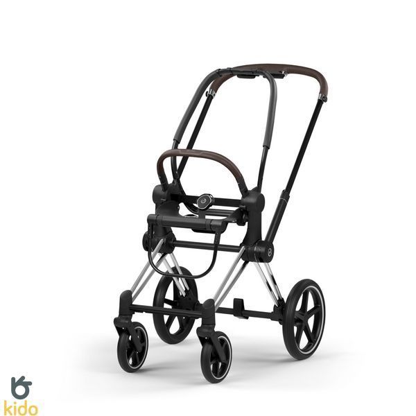 Cybex Priam 5.0 Style шасі+люлька Cozy beige шасі Chrome (чорна корзинка) 526000201-526000365 фото