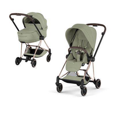 Cybex Mios 5.0 2в1 Style Sage green шасі Rose gold 526000287-526000469-526000419 фото