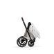 Cybex Priam 5.0 Style 2в1 Off white+Sepia black шасі Chrome 526000201-526000383-526000297 фото 8
