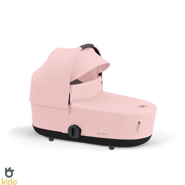 Cybex Mios шасі+люлька 4.0 Peach pink шасі Chrome black 521002513-523000945 фото