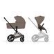 Cybex Priam 5.0 Comfort 2в1 Coconut brown шасі Matt black 526001485 фото 2