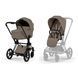 Cybex Priam 5.0 Comfort 2в1 Coconut brown шасі Matt black 526001485 фото 1