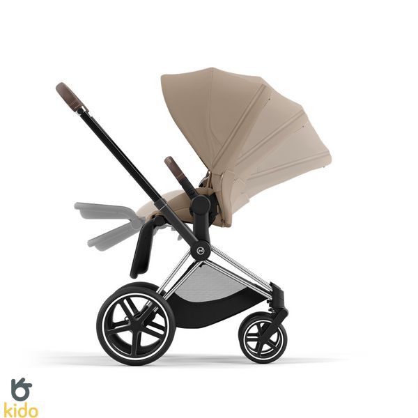 Cybex Priam 4.0 2в1 Сozy beige шасі Chrome brown 521002319-523001271-523001261 фото