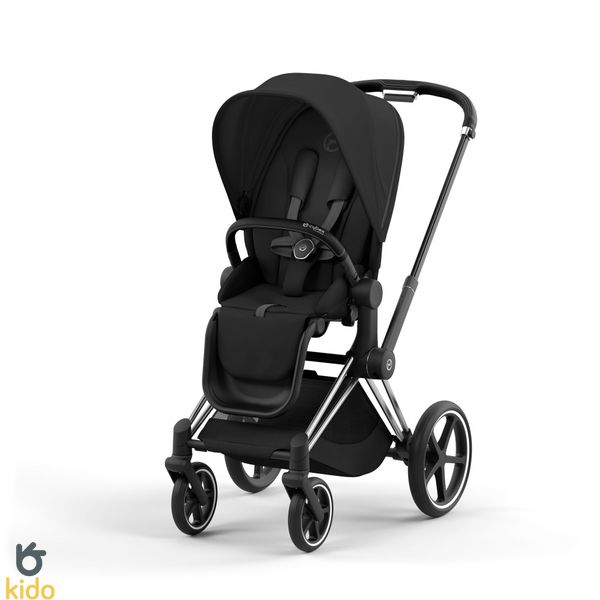 Cybex Priam 4.0 3в1 Sepia Black шасі Chrome Black (Автокрісло Cloud G) 521002325-523000799-523000733-523000219 фото