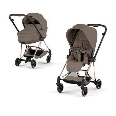 Cybex Mios 5.0 2в1 Style Coconut brown шасі Rose gold 526000287-526001627-526001621 фото