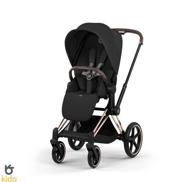 Cybex Priam 5.0 Comfort 2в1 Sepia black шасі Rose gold 526000001 фото