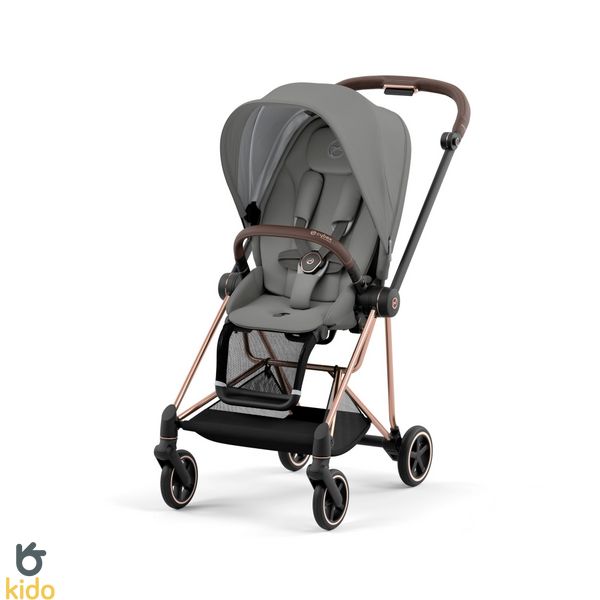 Cybex 3в1 Mios 4.0 Soho Grey шасі Rosegold 521002525-522000835-521002561-522000643 фото