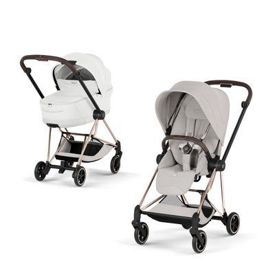 Cybex Mios 5.0 Style Off white+City grey шасі Rose gold 526000287-526000481-526000403 фото