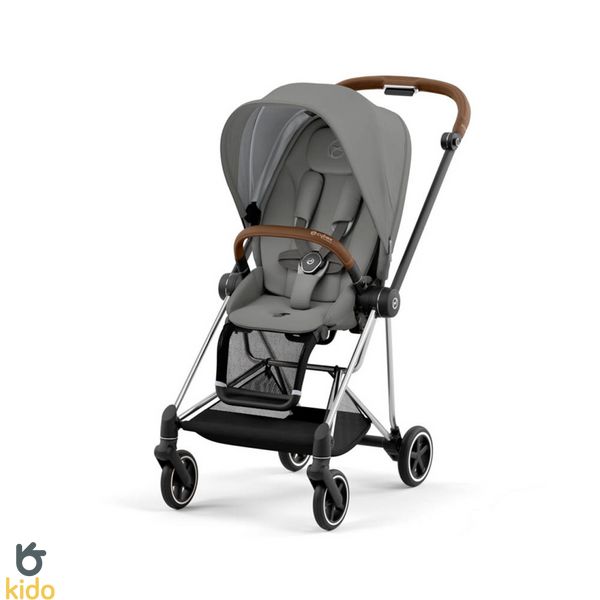 Cybex 3в1 Mios 4.0 Soho Grey шасі Chrome Brown 521002507-522000835-521002561-522000643 фото