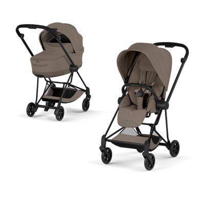 Cybex Mios 5.0 2в1 Coconut brown шасі Matt black 526000277-526001627-526001621 фото