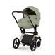 Cybex Priam 5.0 Style шасі+люлька Sage green шасі Rose gold (чорна корзинка) 526000221-526000371 фото 1