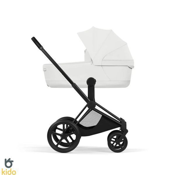Cybex Priam 5.0 Style шасі+люлька Off white шасі Matt black (чорна корзинка) 526000211-526000383 фото