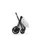 Cybex Priam 5.0 Style шасі+люлька Off white шасі Matt black (чорна корзинка) 526000211-526000383 фото 3