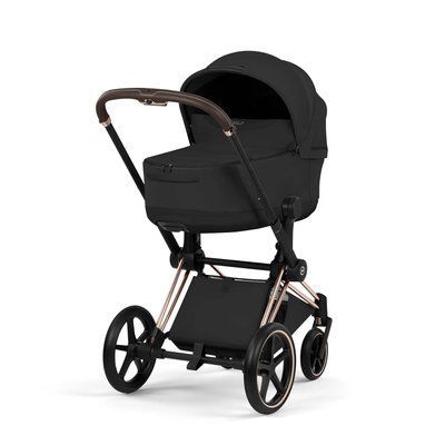 Cybex Priam 5.0 Style шасі+люлька Sepia black шасі Rose gold (чорна корзинка) 526000221-526000353 фото