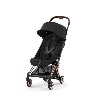 Cybex Coya Sepia Black на шасі Rosegold 522004245 фото