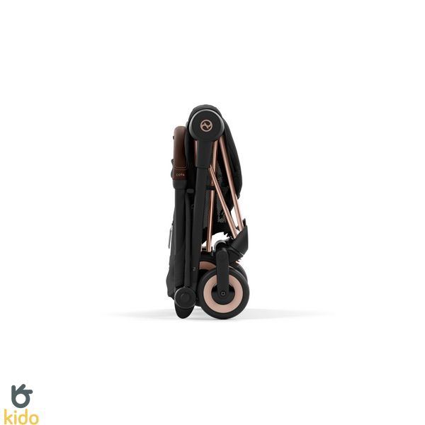 Cybex Coya Sepia Black на шасі Rosegold 522004245 фото