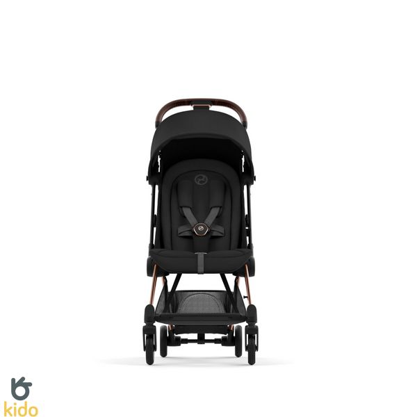 Cybex Coya Sepia Black на шасі Rosegold 522004245 фото