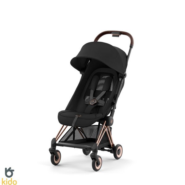 Cybex Coya Sepia Black на шасі Rosegold 522004245 фото