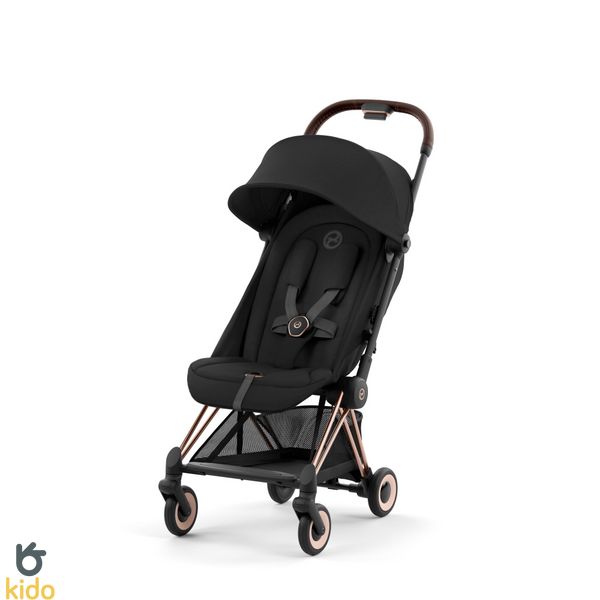 Cybex Coya Sepia Black на шасі Rosegold 522004245 фото