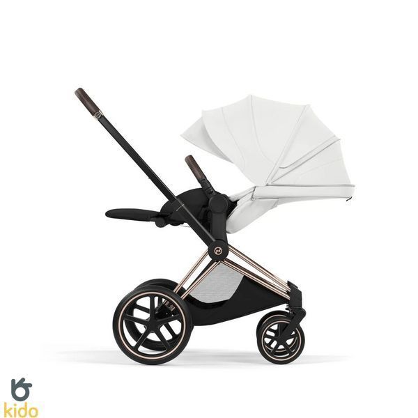 Cybex Priam 5.0 Style 2в1 Off white шасі Rose gold 526000221-526000383-526000337 фото