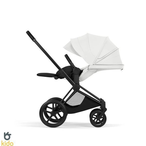 Cybex Priam 5.0 Style 2в1 Off white шасі Matt black 526000211-526000383-526000337 фото