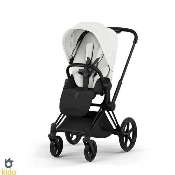 Cybex Priam 5.0 Style 2в1 Off white шасі Matt black 526000211-526000383-526000337 фото