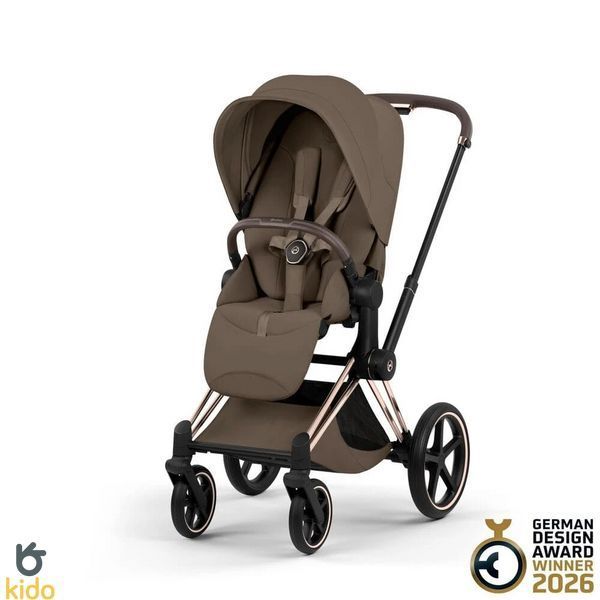 Cybex Priam 5.0 Style 2в1 Coconut brown шасі Rose gold 526000221-526001617-526001611 фото