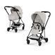 Cybex Mios 5.0 2в1 Style Сity grey шасі Matt black 526000277-526000457-526000403 фото 1