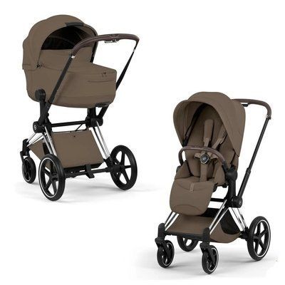 Cybex Priam 5.0 Style 2в1 Coconut brown шасі Chrome 526000201-526001617-526001611 фото