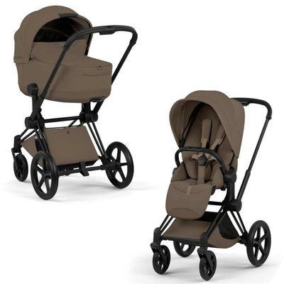 Cybex Priam 5.0 Style 2в1 Coconut brown шасі Matt black 526000211-526001617-526001611 фото