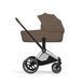 Cybex Priam 5.0 Style шасі+люлька Coconut brown шасі Chrome (чорна корзинка) 526000201-526001617 фото 2
